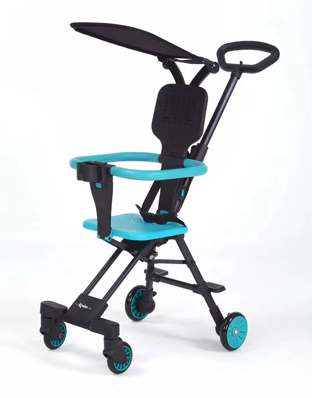

Ultra-light Portable Reversible Four Wheels Baby Stroller 2 In 1 Folding Baby Dinning Chair Newborn Baby Bassinet Carriage 6M-3Y