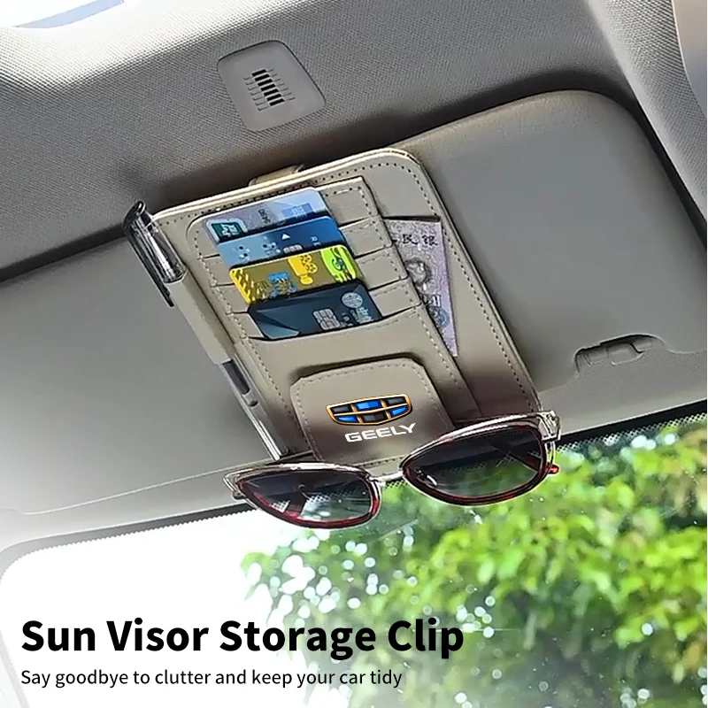 Автомобильные очки телефон с отделением для карт держатель солнцезащитных очков
