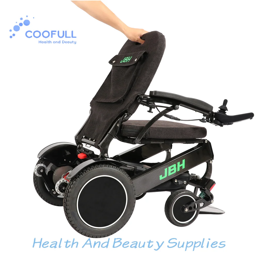 Фото Электрическая инвалидная коляска Coofull Smart и легкая, модель 2026 года, хит продаж, специальные электрические инвалидные коляски для пожилых людей, углеродное волокно, Аньхой №1
