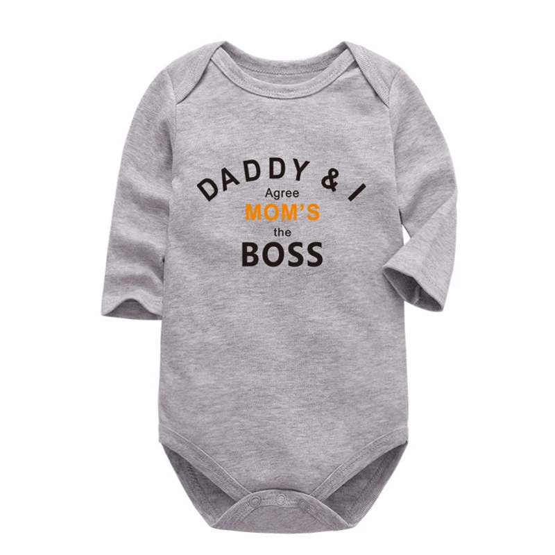 Newborn Bodysuit Baby Babies Bebes Clothes Long Sleeve Cotton Printing Infant Clothing 1pcs 0-24 Months