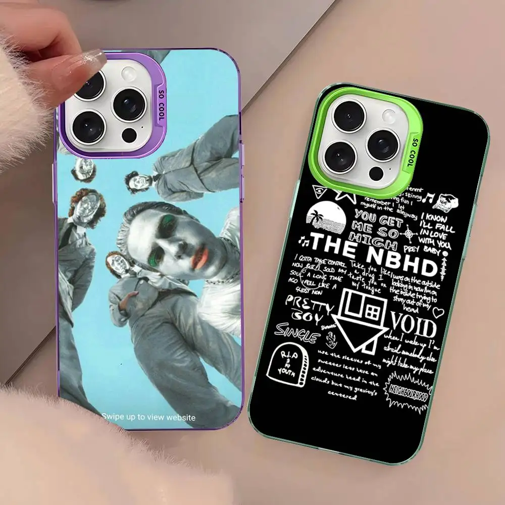 Фото Чехол для телефона Band NBHD T-The N-Neighbourhood для iPhone 17 16 15 14 11 12 13 Pro Max Pro Plus, цветной, серебристый. №4