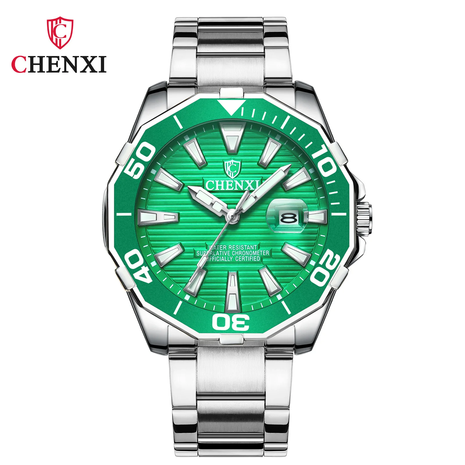 

Factory Sale CHENXI 8205 Trendsetter Quartz Creative Waterproof Male Wristwatch Mens Electronic Steel Watches Reloj Hombre