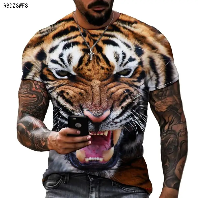 

Animal World Cute 3D Printing International 2022 Men's Top T-shirt Summer Spring Cross-country Men's Sports Jersey Short Sleeve