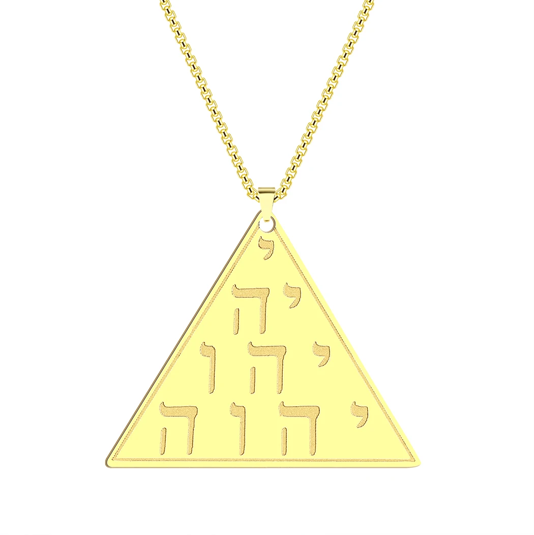 

Ancient Triangle Viking Pendant Necklace Simple Ornaments for Men and Women