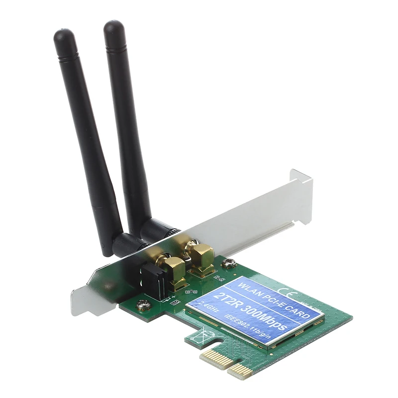 

PCI Express PCI-e 300Mbps IEEE 802.11b/g/n Wireless WiFi Network Card Adapter