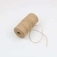 jute twine 100m natural sisal 2mm rustic tags wrap wedding decoration crafts twisted rope string cord events party supplies