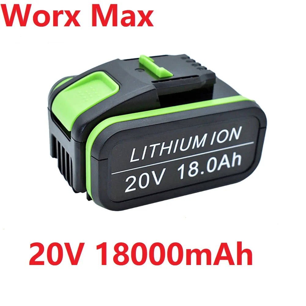 Литий-ионная аккумуляторная Батарея Worx Max 20 в 18000 мАч подходит для всей модели Worx Max 20 в