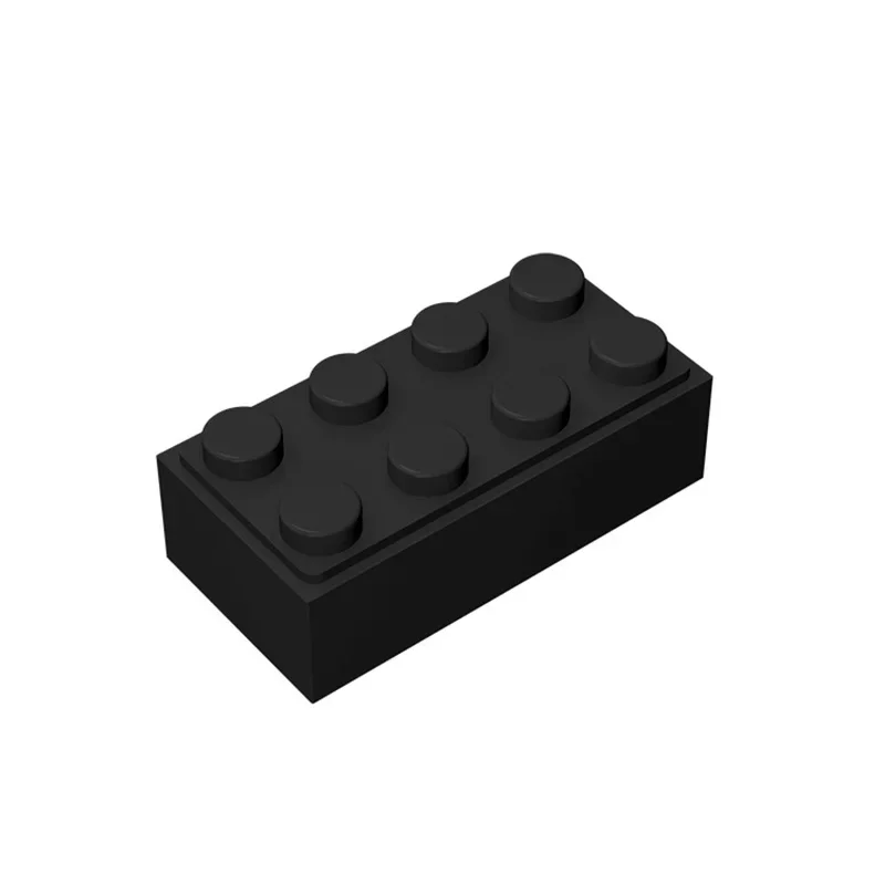 Фото MOC 10 шт. 3001 2x4 кирпичи, строительные блоки, высокотехнологичная тарелка, доска, сборка, образовательная идея, игрушки, детский подарок на день рождения №3