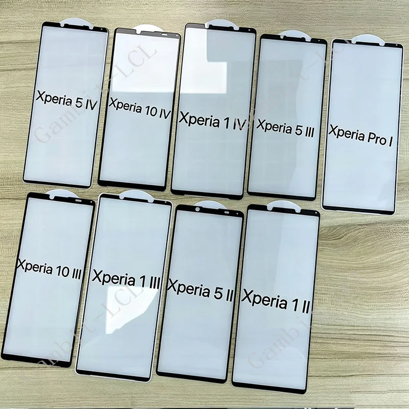Фото Защитная пленка из закаленного стекла с полным покрытием для Sony Xperia 5 IV 10 VII 1 VIII V VI III II Xperia5IV Xperia1VIII 1VIII, 3 шт. №5