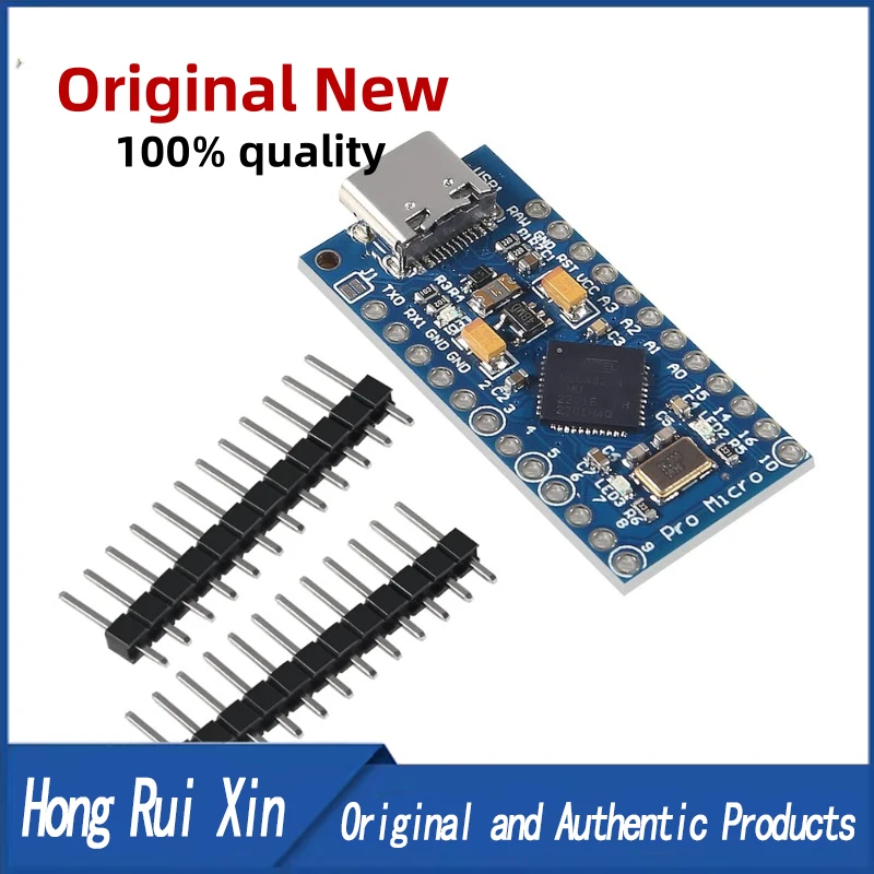 Новый модуль Pro Micro для Arduino ATmega32U4 5 В/16 МГц с 2-рядным штыревым разъемом Для