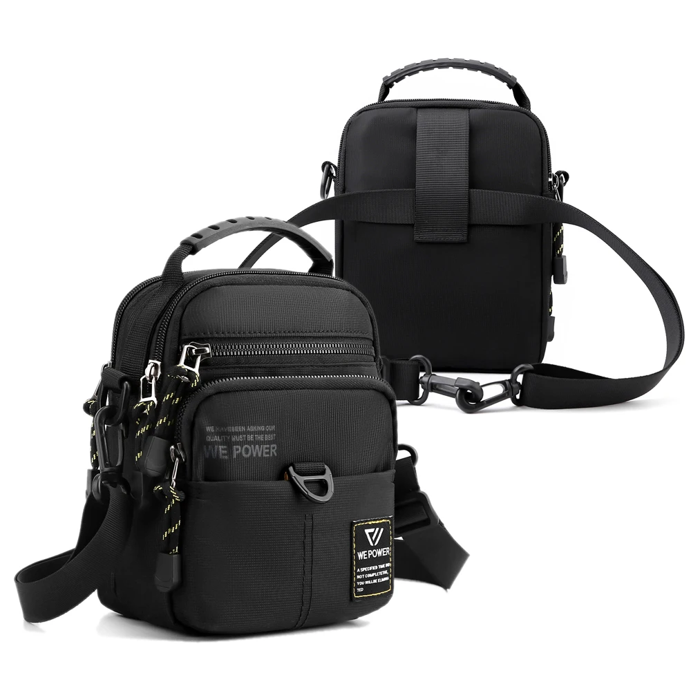 Многофункциональная мужская сумка через плечо маленькая дорожная мини-сумка для