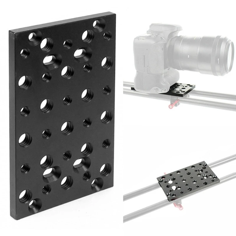 

Video Switching Cheese Plate Camera Easy Plate for Railblocks Aluminum Alloy Cheese Plate for Photography Accessories