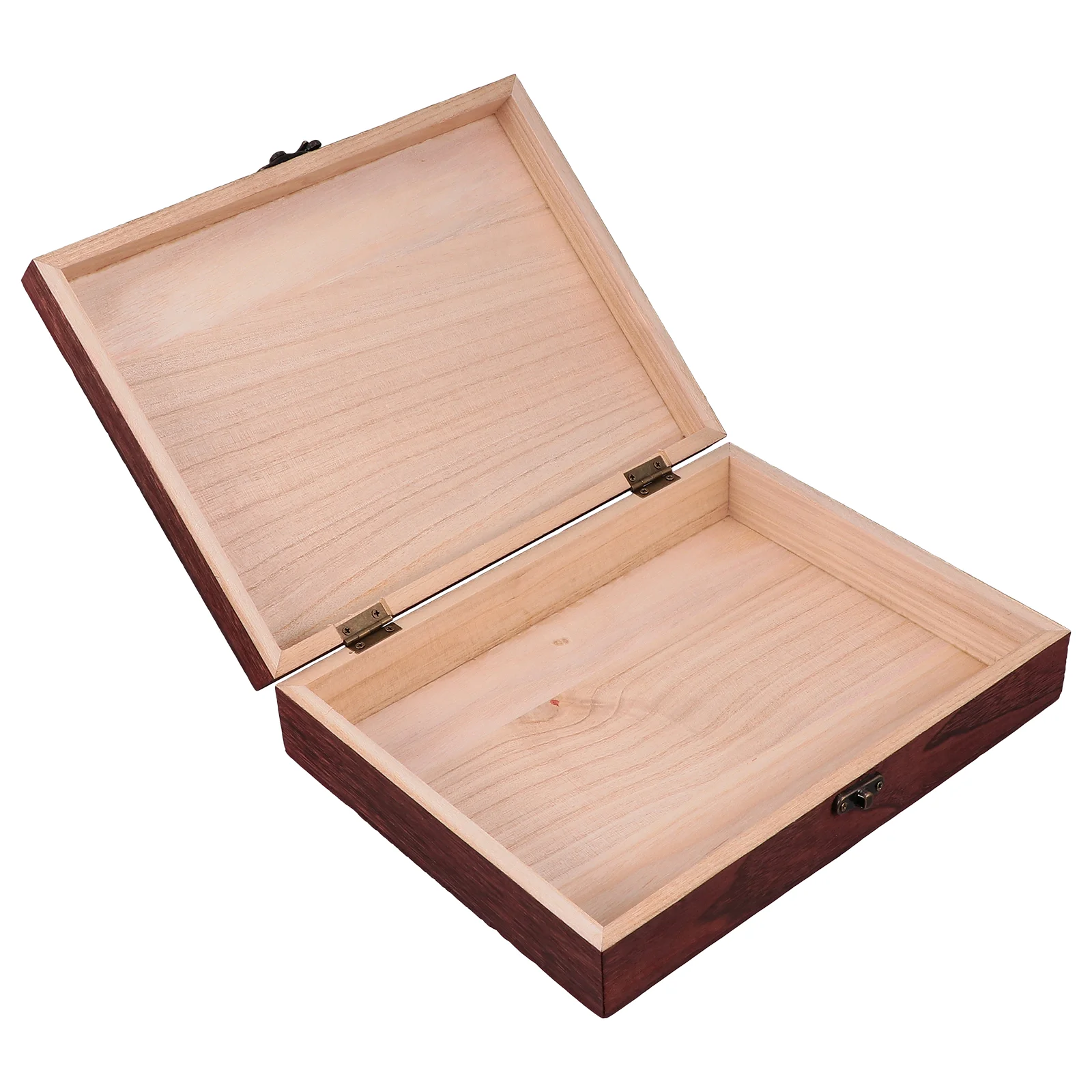 

Box Wooden Storage Organizer Packaging Desktop Jewelry Sundries Wood Container Trinket Office Present Rustic Gift Packing