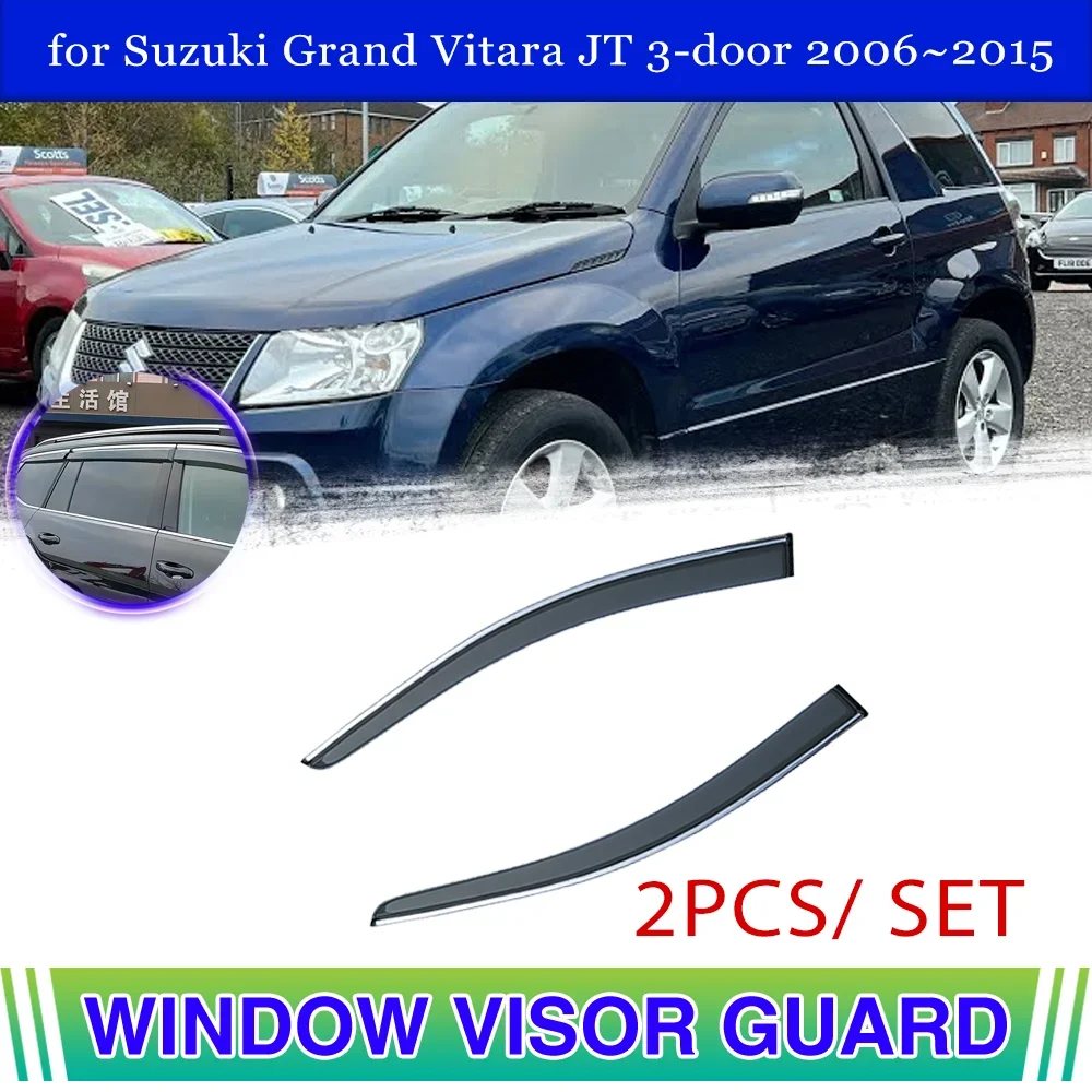 Козырек на окно автомобиля для Suzuki Grand Vitara Escudo JT 3-door 2006 ~ 2015 2007 2008 2009 2010 2011 2012 2013 2014