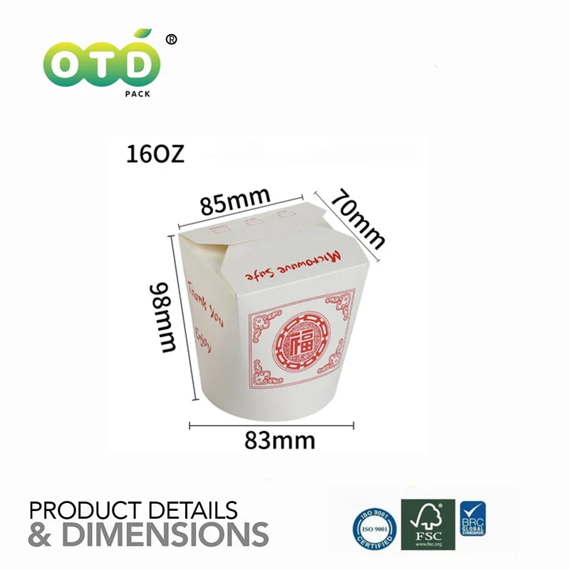 20/40/80 шт. в упаковке, китайские одноразовые контейнеры для еды на вынос - устойчивые к утечку и жиру - коробка для вечеринок, коробка для приготовления еды