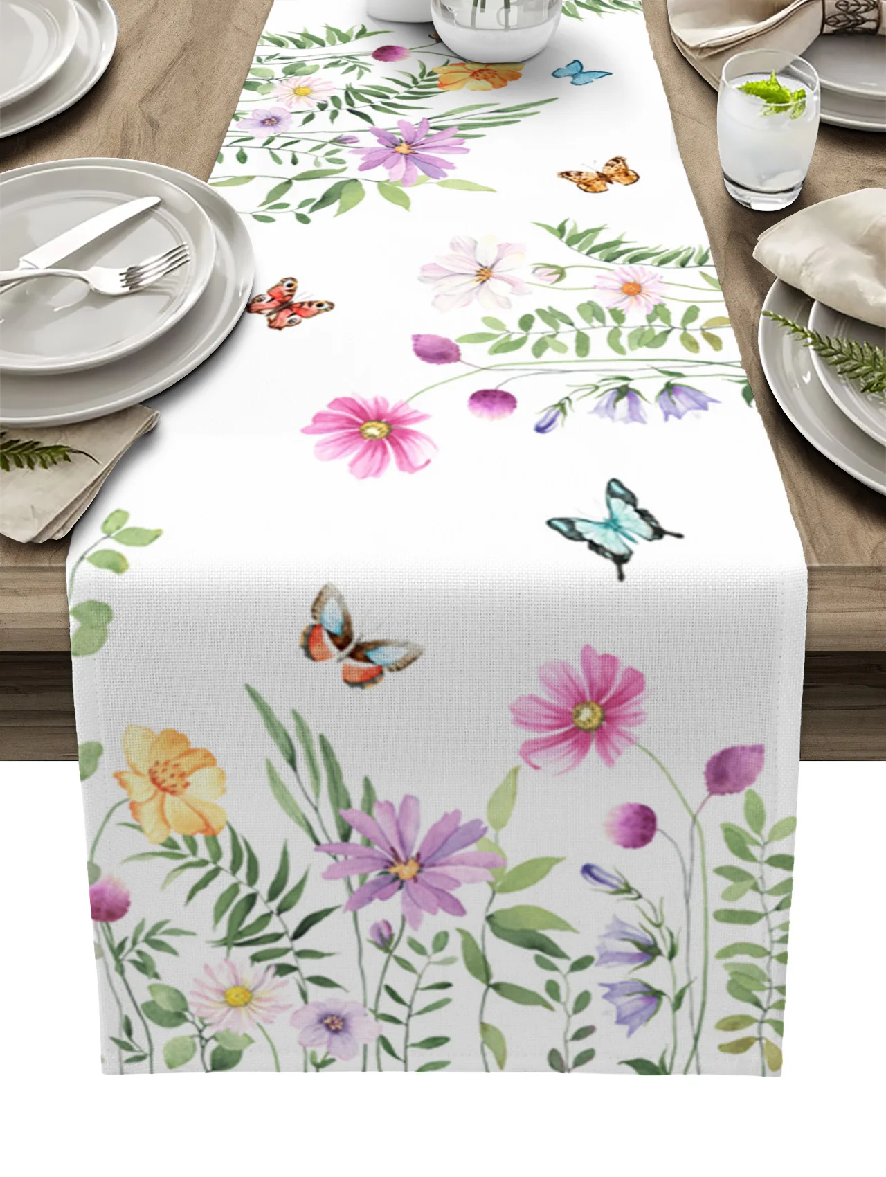 Wedding Party Decor Cotton Linen Tablecloth