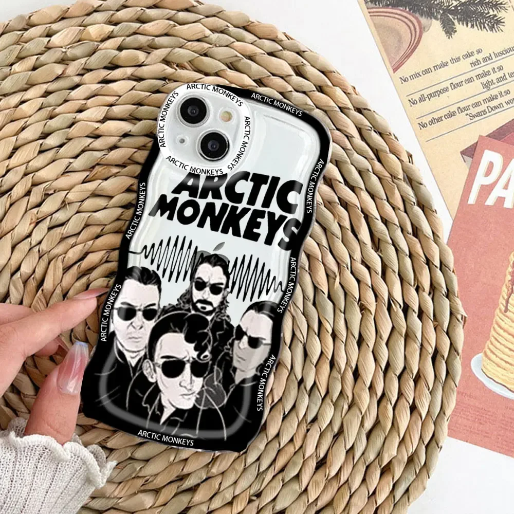 Модный чехол для телефона Arctic monkey IPhone 12 13 Mini 14 Pro MAX XS XR 7X8 Plus SE2 прозрачные мягкие
