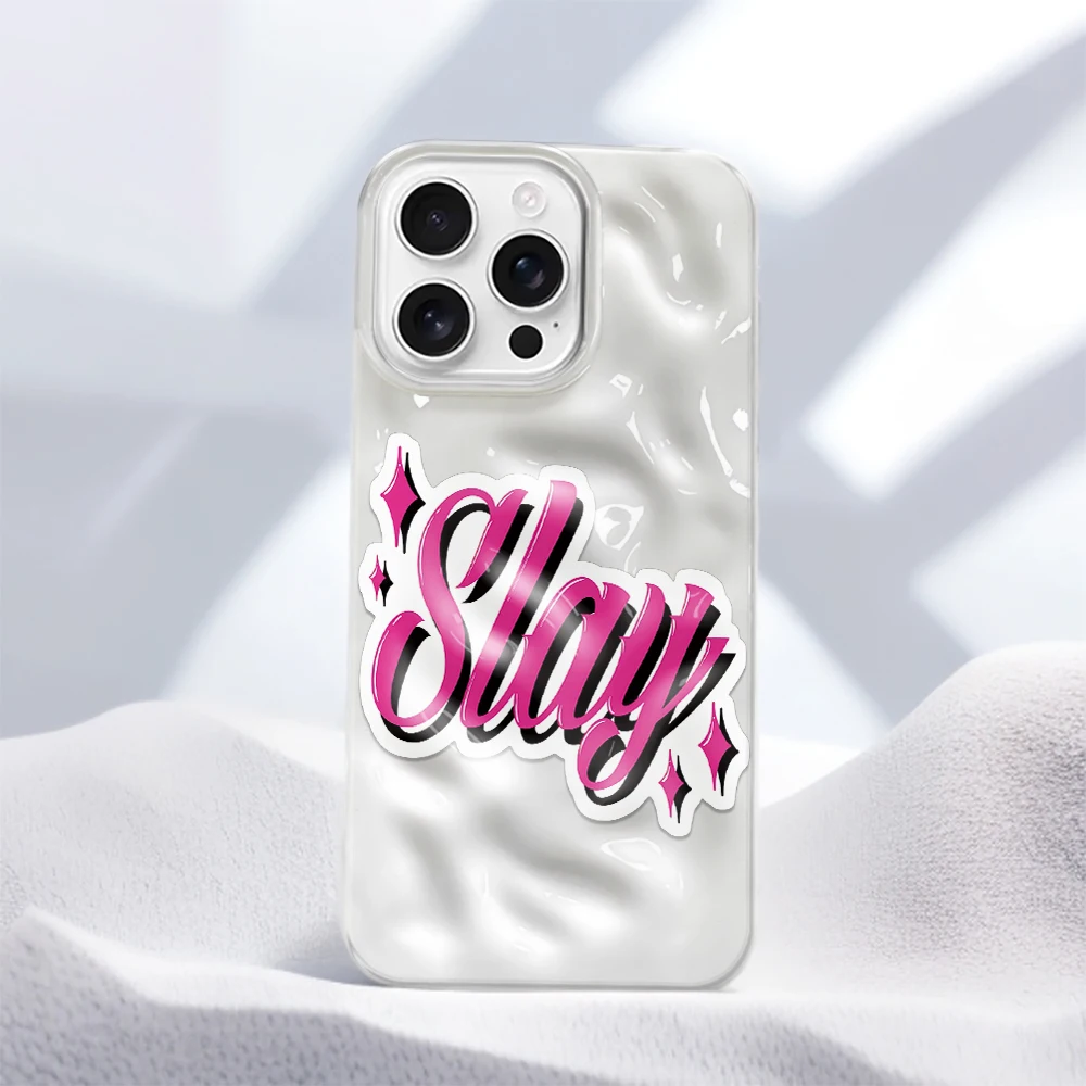 Фото Новый розовый блестящий чехол Slay Classic Hot Minimal Grip из мягкого TPU для iPhone 14, 11, 13, 15, 17 Pro, Air, 12 Max №1