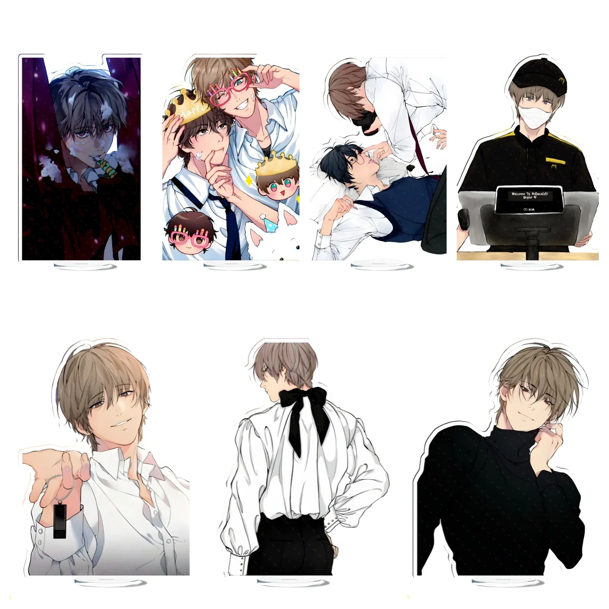 Фигурки из аниме потерянные в облаке акриловая подставка аксессуары для детей