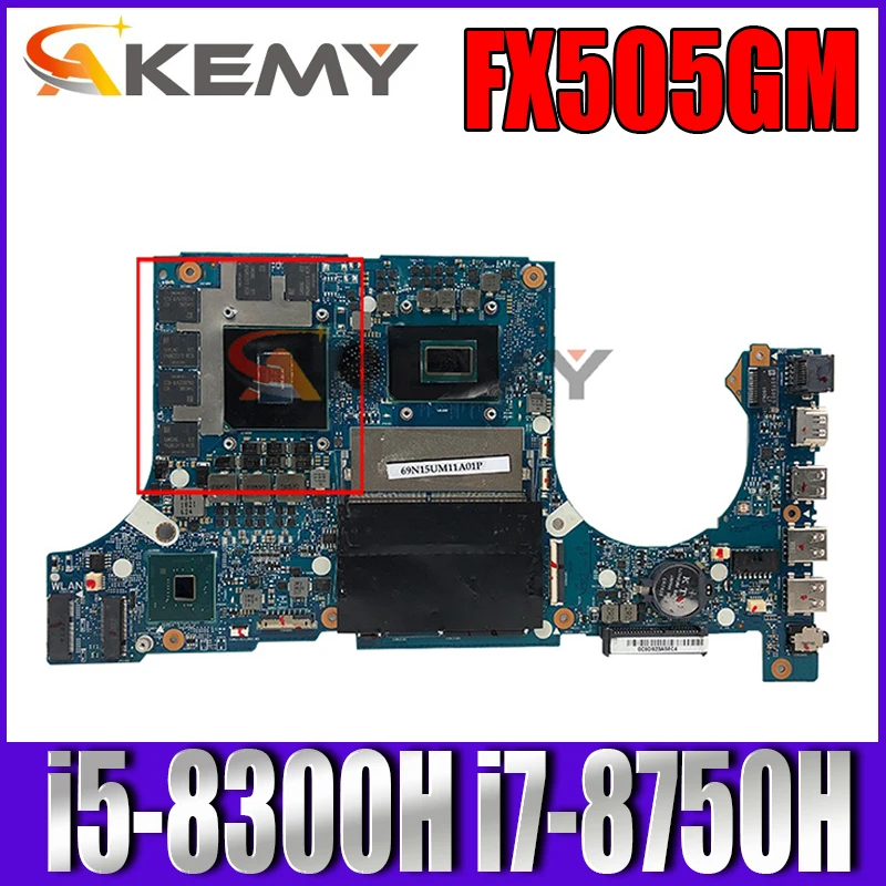 

Материнская плата FX505GM i5-8300H i7-8750H CPU GTX1060M GPU для ASUS TUF Gaming FX505GM FX505G FX705GM, оригинальная материнская плата