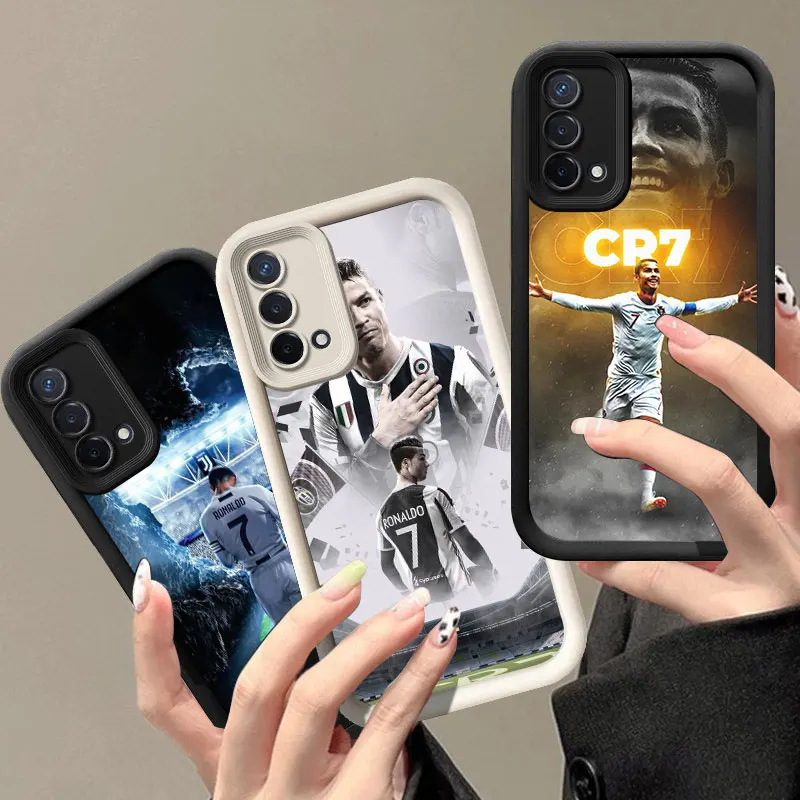 CR7 Super R-Ronaldo Phone Case For OPPO A3 Reno 10 11 12 Pro 11F 12F A58 A78 4G A98 A3X 5G A15 A16 A17 A38 A53 A57 A60 A92