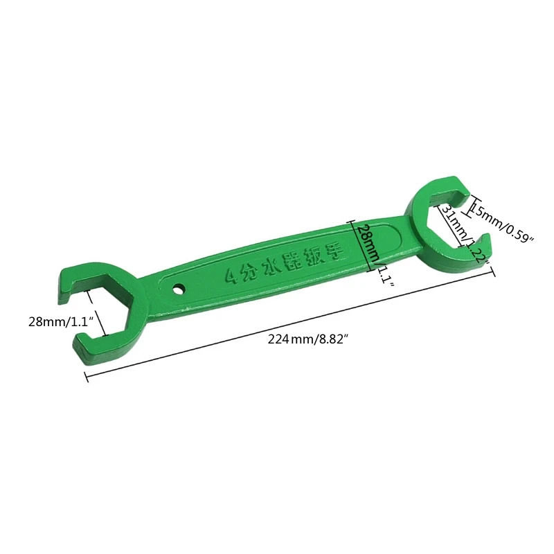 

Radiant Floor Heating Wrench Double End Spanner Hand Manual Tool 1/2in 3/4in Suitable for New House Quality Material