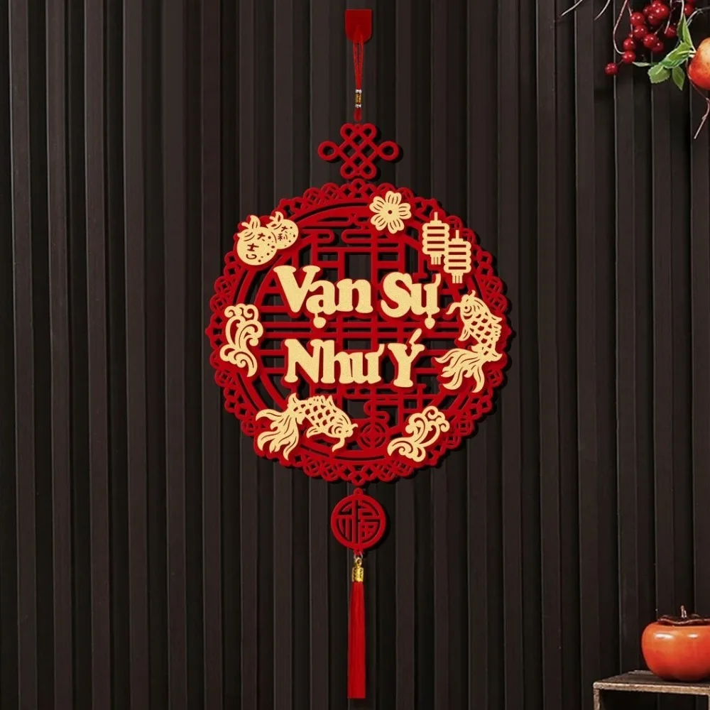 Вьетнамский лунный новогодний кулон Tet с кисточкой весенний фестиваль подвесной