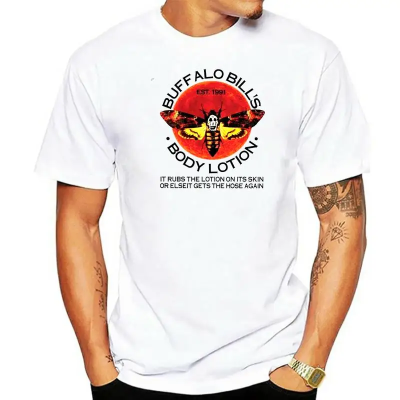 

Buffalo Bill’S Body Lotion It Rubs The Lotion On Its Skin Halloween Men T-Shirt Cotton Short Sleeve Tee Shirt