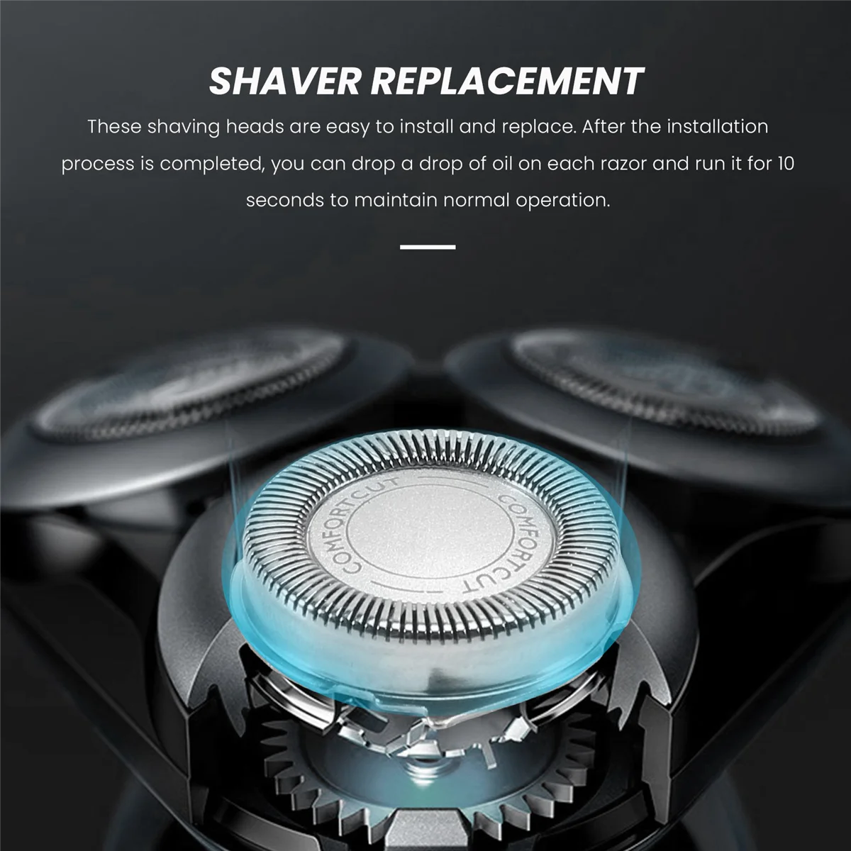 Головки сменные SH30/50/52 для электробритвы Philips 3 шт.