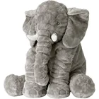 Мультфильм 40 см большой плюшевый слон игрушка для детей спящая спина Подушка Мягкая кукла детский подарок на день рождения для