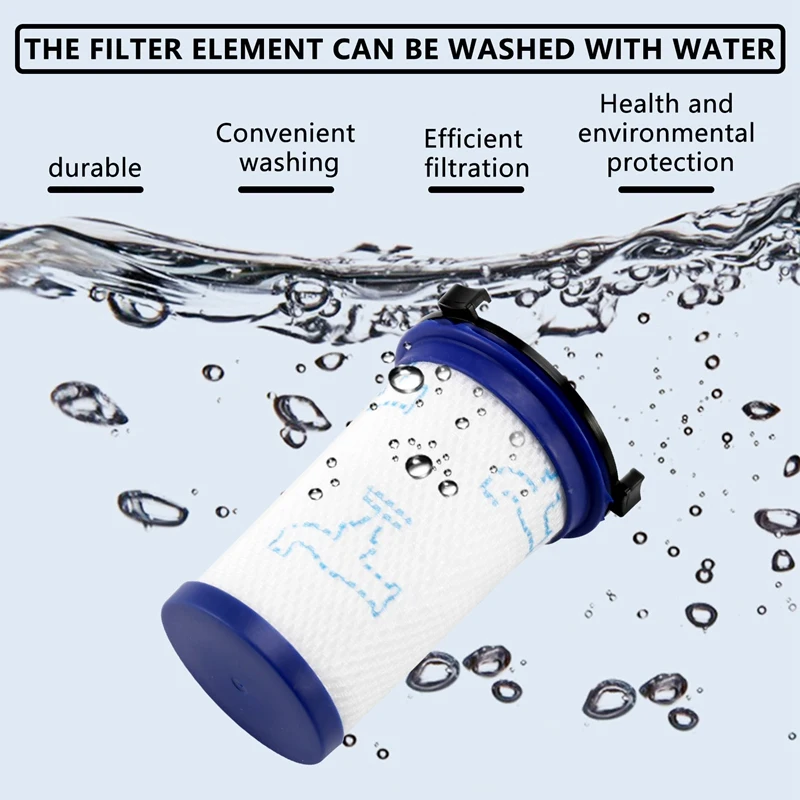 3 Pack Replacement Filter Accessories For Rowenta Air Force 360 X-Pert Vacuum Cleaner