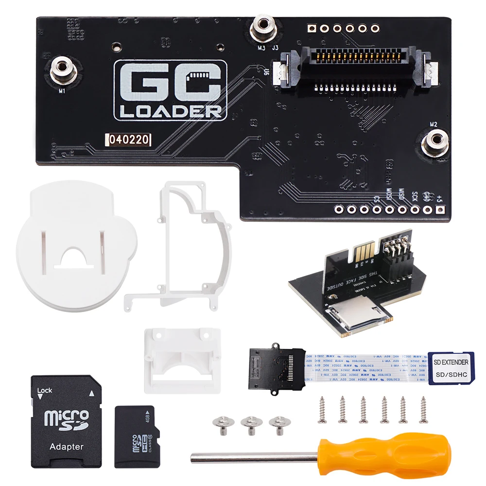 GC Loader Lite (Clone Version) With  SD2SP2 Por Adapter TF Card Reader Compatible Nintendo GameCube Console (DOL-001/DOL-101)