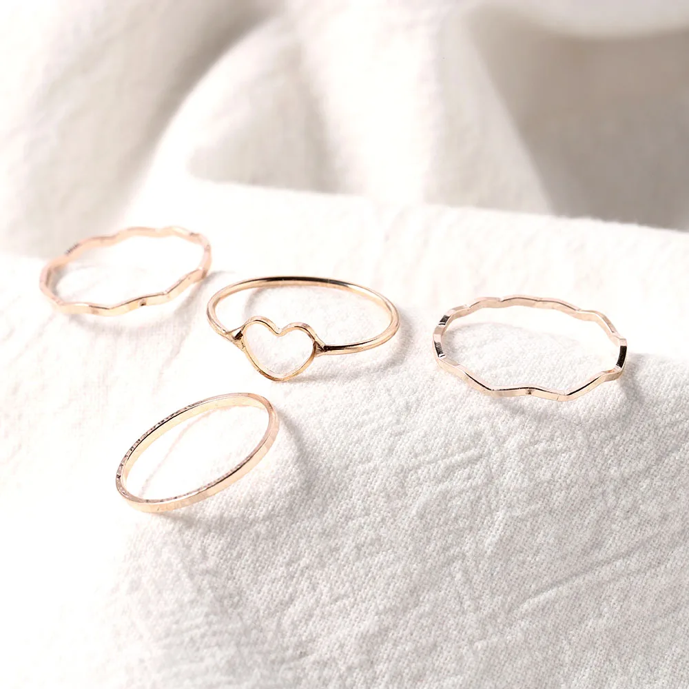 

Metal Hiphop Rock Geometry Circular Punk Rings Set Opening Index Finger Accessories Buckle Joint Tail Ring for Women Jewelry