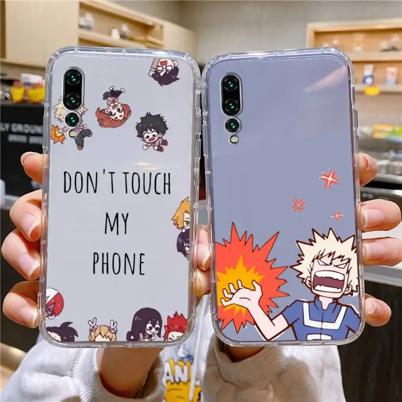 

My Hero Academia Phone Case For Xiaomi 11 Redmi Note 11pro5G 8T 9A 9S 12S K30 10T Pro Ultra K40pro Transparent Case
