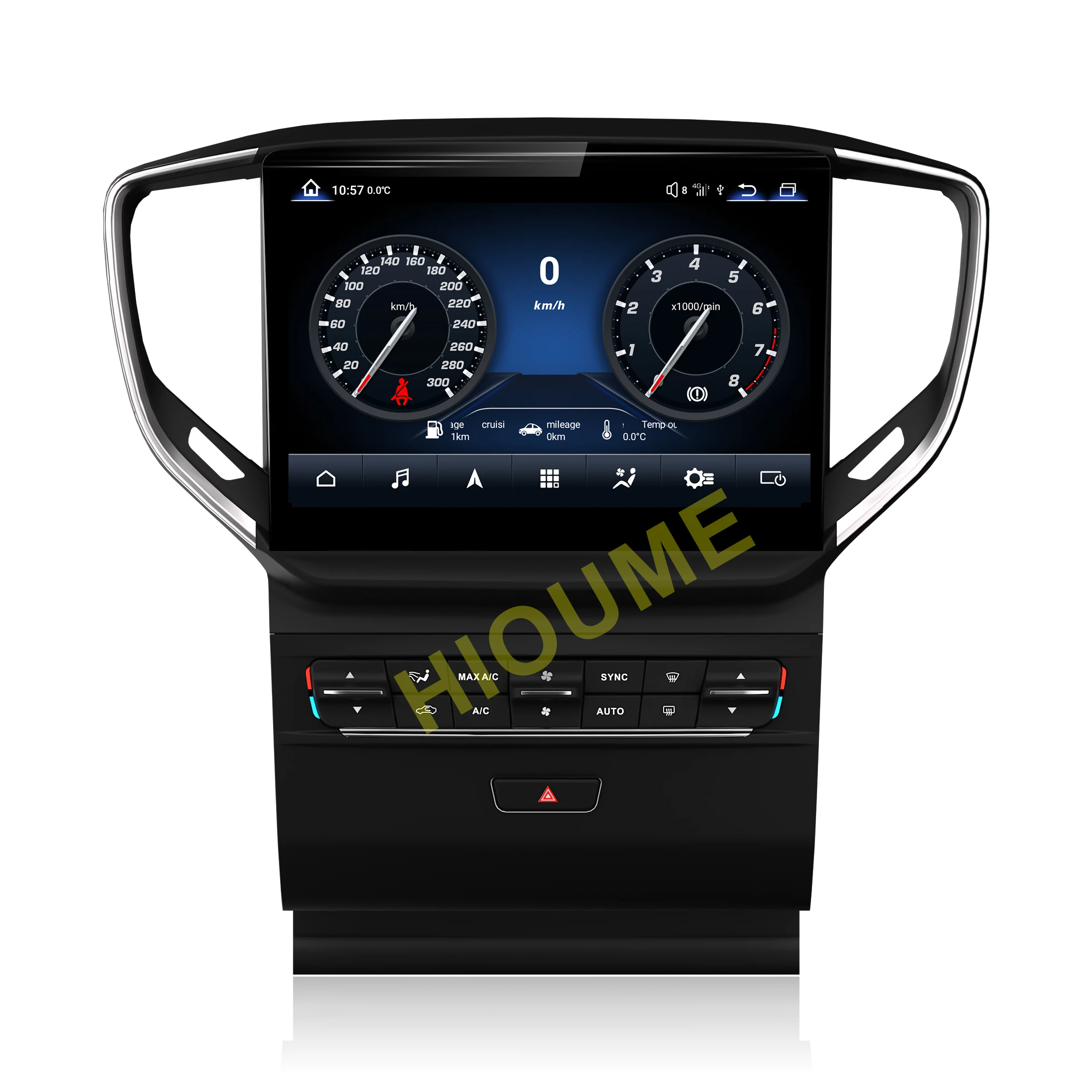 Автомобильный мультимедийный плеер 10 26 дюйма Qualcomm Android 11 стереоприемник радио