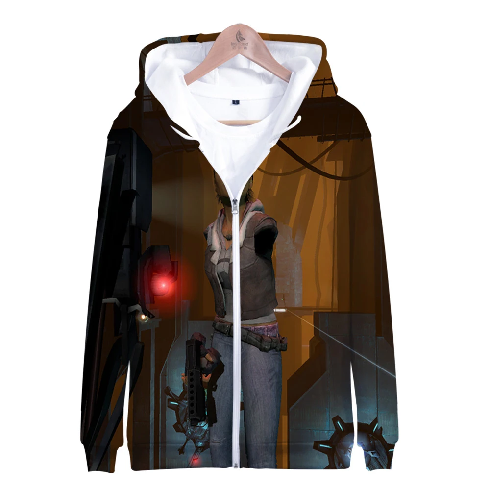 

Half-Life Alyx 3D Print Zipper Hoodie Holiday Passionate Style Men/Women Casual Youthful Vitality Style Zip 100-4XL Oversized