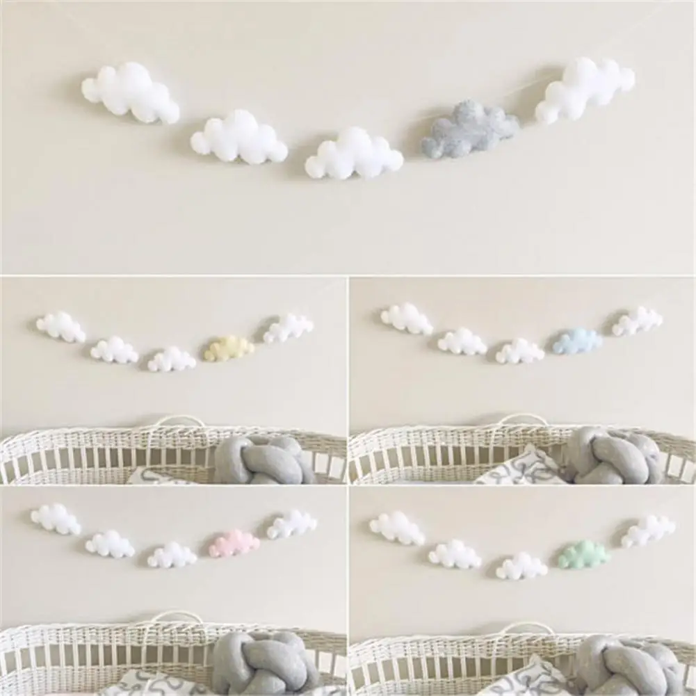 

Wall Hanging Wonderful Lightweight Machine Washable for Bedroom Cloud Pendant Hanging Ornament