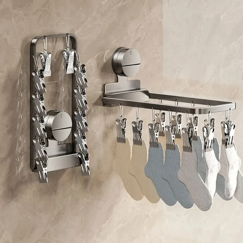 Компактная настенная сушилка для детской одежды компактная алюминиевая на