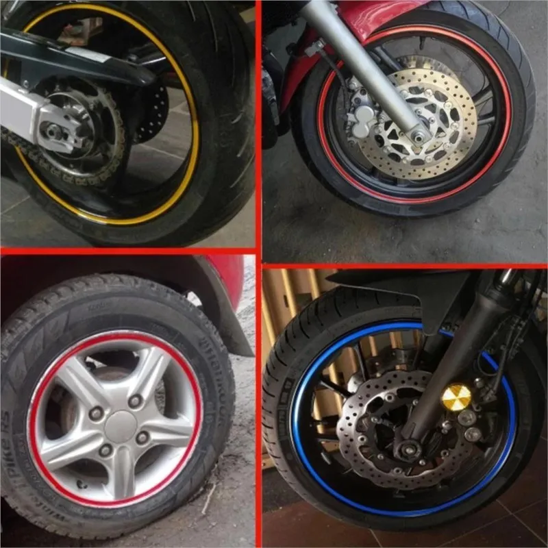 Фото Наклейка-лента на колеса для YAMAHA XMAX300 XTZ 125 XT660/X/R/Z XMAX 125/200/250/400 WR125X R TENERE, для SUZUKI GSF Bandit 650 SV650 №4