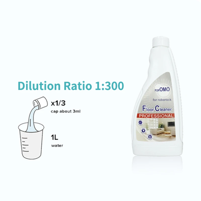 Раствор для очистки пола 480MLOMO Roborock S8 Pro Ultra/S7 MaxV Ultra/Dyad/S7 детали пылесоса робот