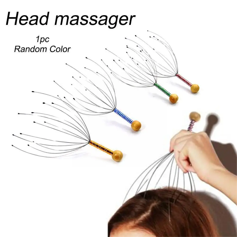 

1pc Octopus Massager Body Massager Scalp Relaxation Relief Tension Muscle Instrument Tiredness Remove Massager Y0f2