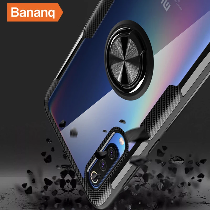 

Bananq Shockproof Case For Redmi Note 5 7 8T 9S K20 K30 Y3 Ring Holder Cover For Xiaomi 8 9 SE A3 Lite 9T 10 CC9 Pro 5G Poco X2