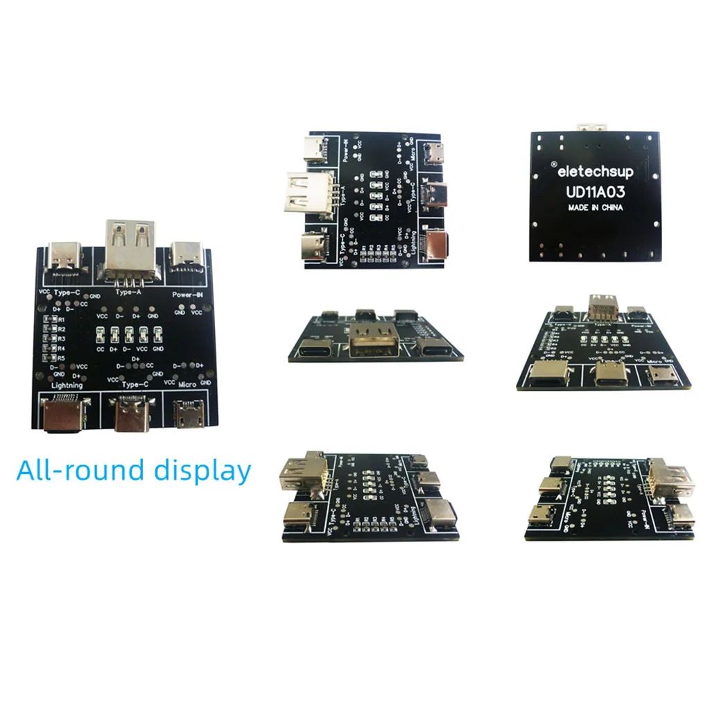 Многофункциональный USB-тестер кабеля USB A на Type-C Micro инструмент для проверки