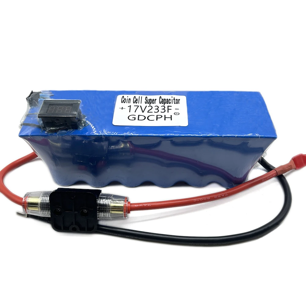 

GDCPH 17V233F Автомобильный выпрямительный модуль 2,85V700F Большая емкость с вольтметром Дисплей Резервный источник питания Большая емкость