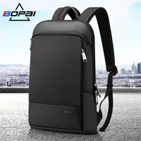 bopai slim laptop backpack men 15 6 inch pack office work women bagpack business anti theft unisex black thin light backpacking