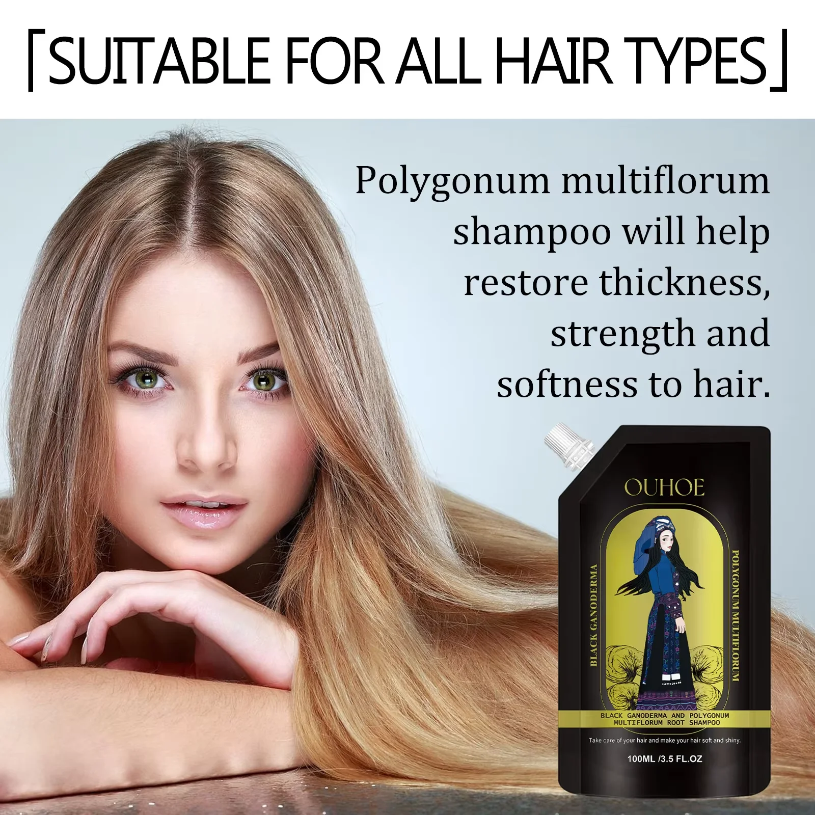 Шампунь против выпадения волос глубоко очищающий шампунь для удаления перхоти