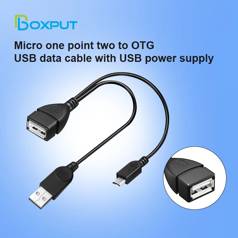 2 в 1 USB зарядное устройство Micro one point two to OTG для ТВ-палочек устройств без USB-порта