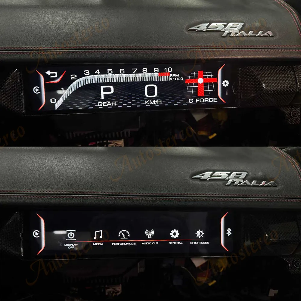 7-дюймовый автомобильный радиоприемник Carplay Android 13 для Ferrari 458 2009-2016 мультимедийный