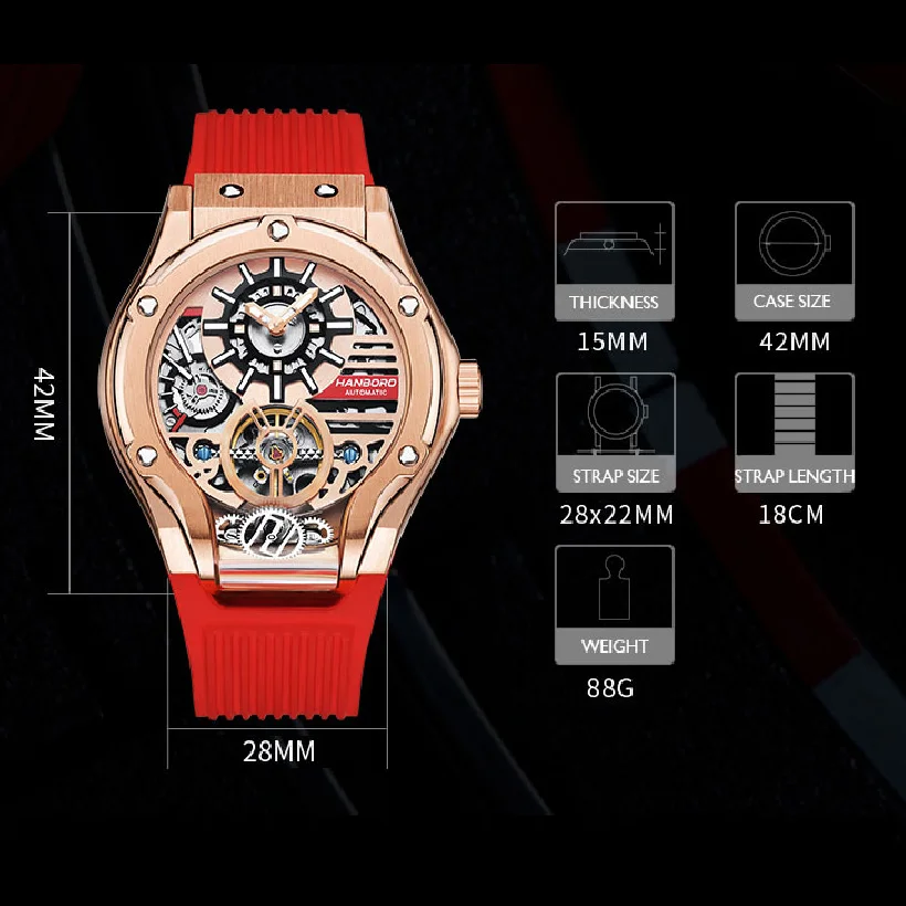 Рисунок 4 - Часы HANBORO Мужские механические