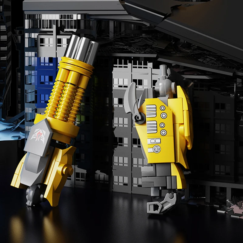 Робот-трансформер Wasp из сплава аниме-фигурка строительные блоки автомобиль 6007